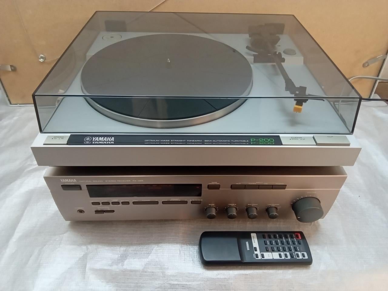 Yamaha Platenspeler & Receiver