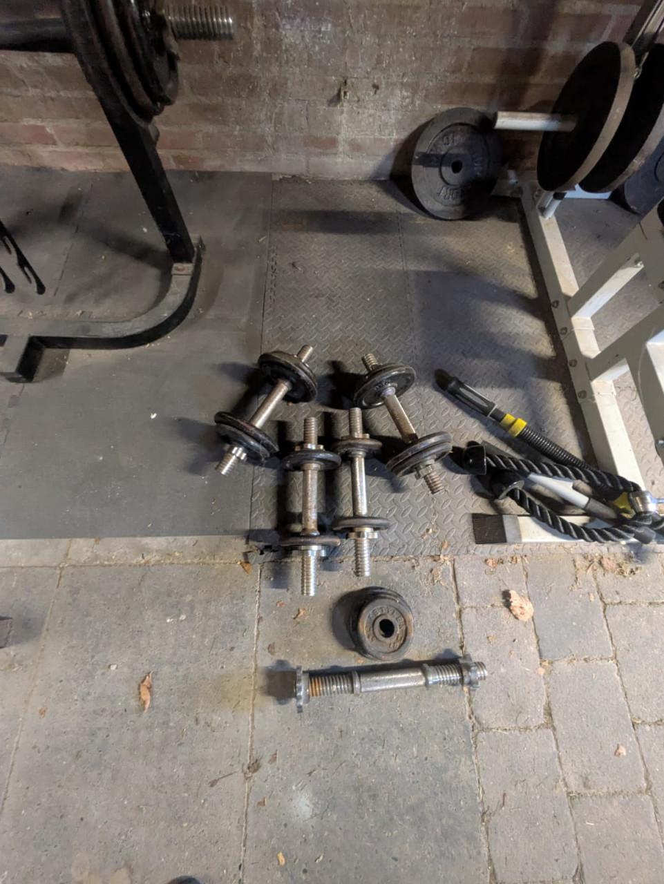 Benchpres en pull machine