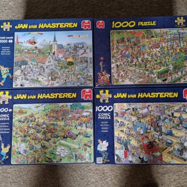 Puzzels Jan van Haasteren €8,00 p/st 1000 stukjes