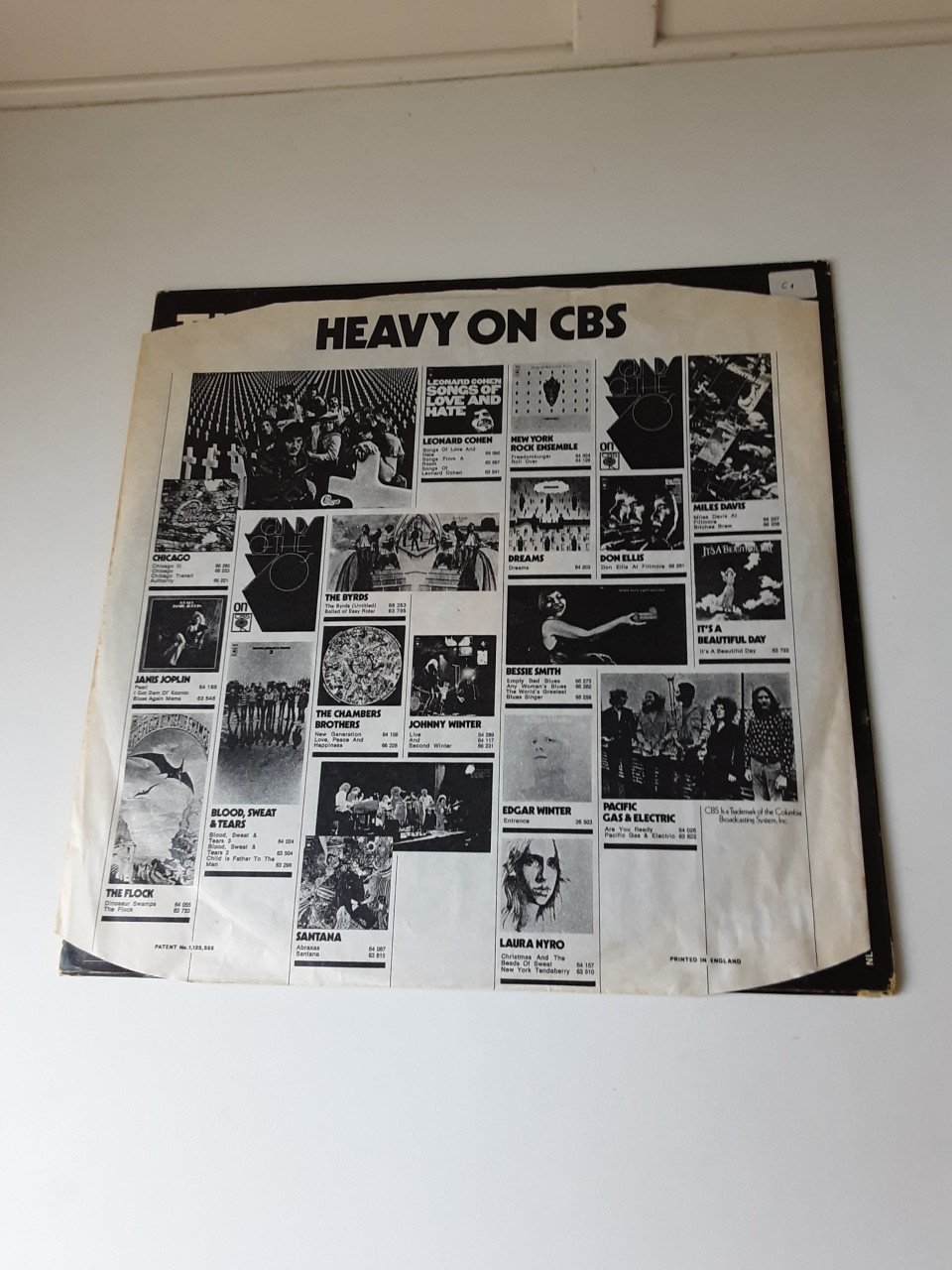 Leonard Cohen LP Songs of love and hate