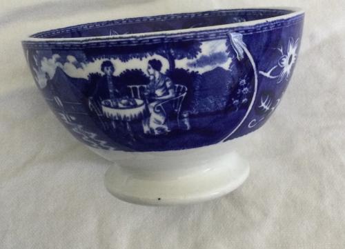 Onbeschadigd, 3 stuks spoelkommen Societe Ceramique Maestricht Tea drinker