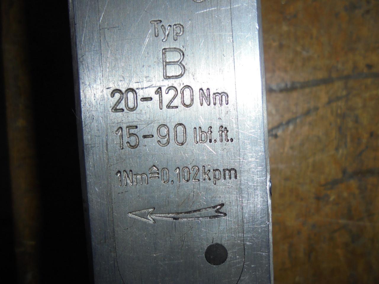 Gedore momentsleutel 20-120NM