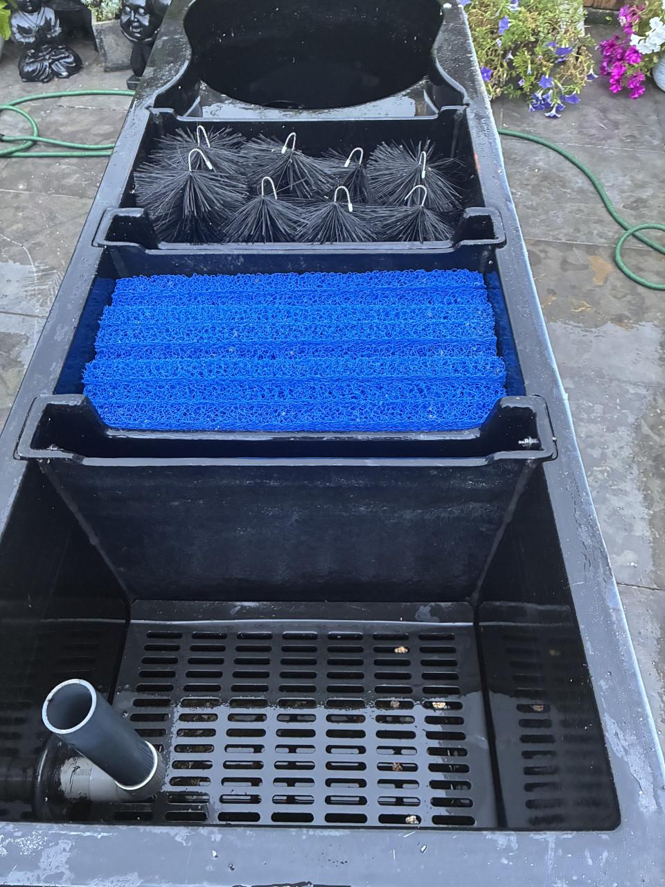 Vijver filter met vortex