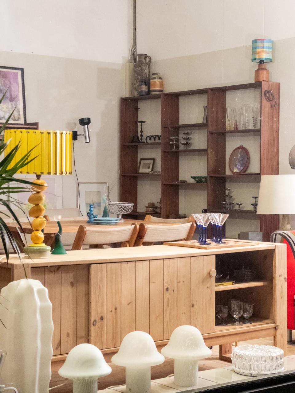 Vintage brocante route