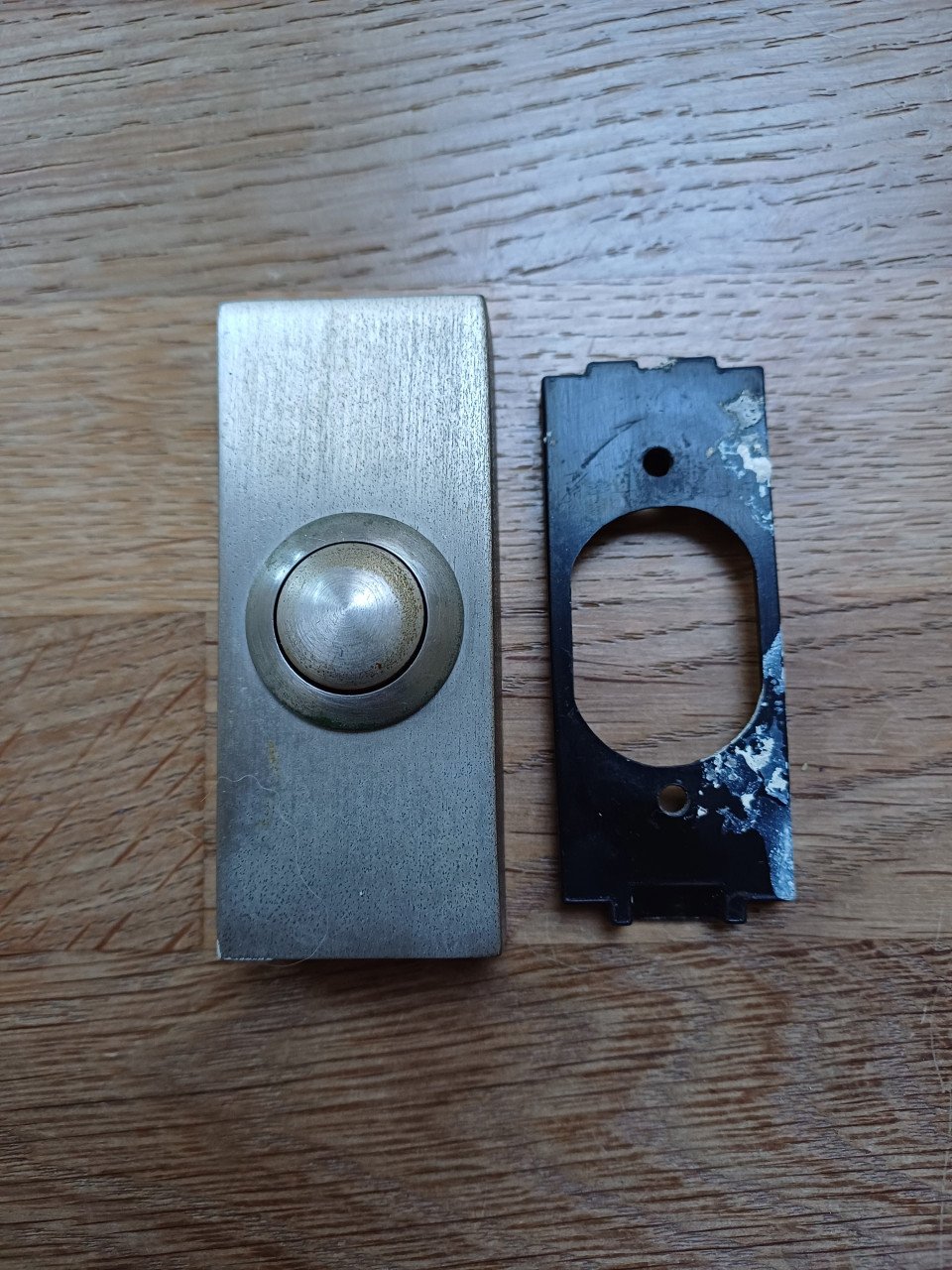 DEURBEL BYRON rvs bedraad + ontvanger met 3 nwe batterijen