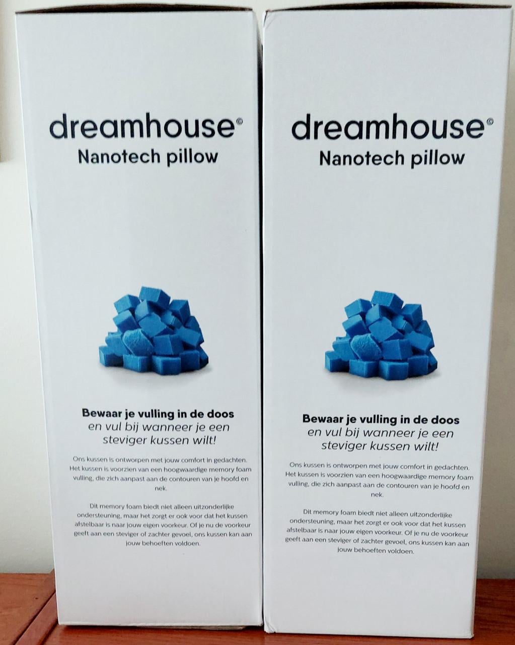 2 stuks Dreamhouse Nanotech kussens