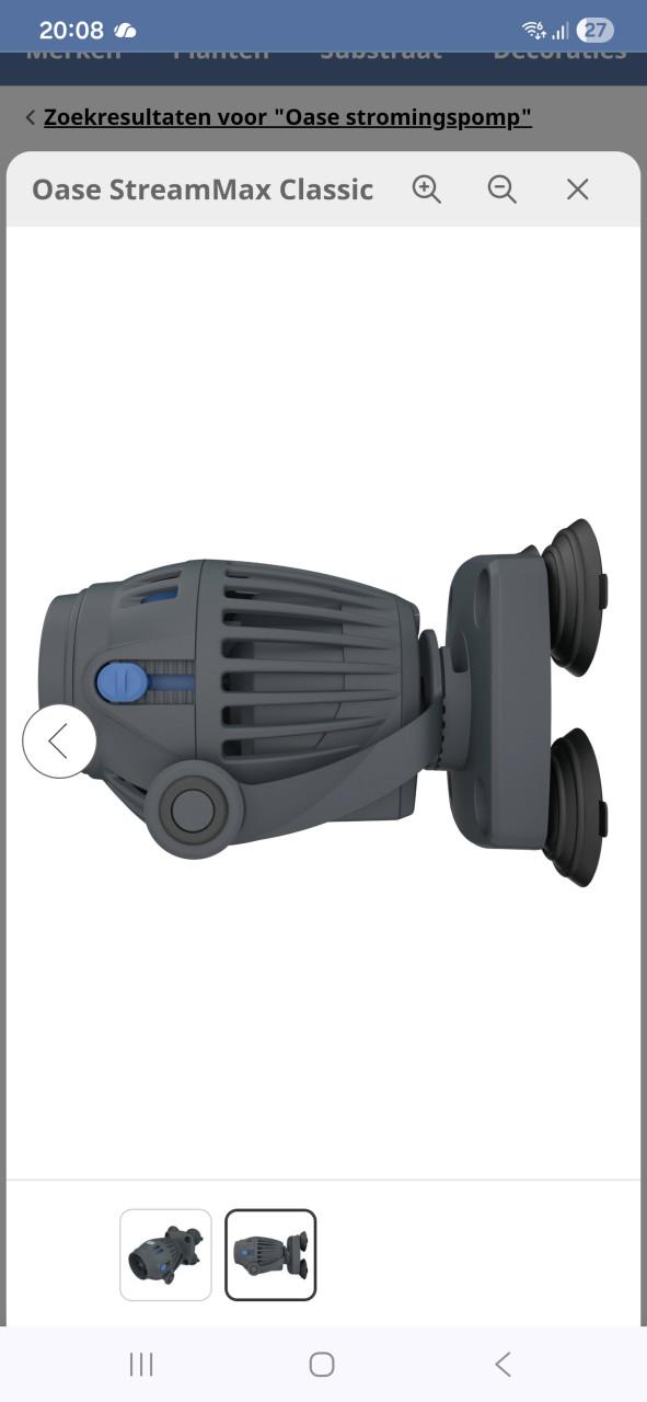 Te koop z.g.a.n. Oase stroming pomp