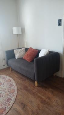 Donkerbruine bank Jysk 2,5 zits