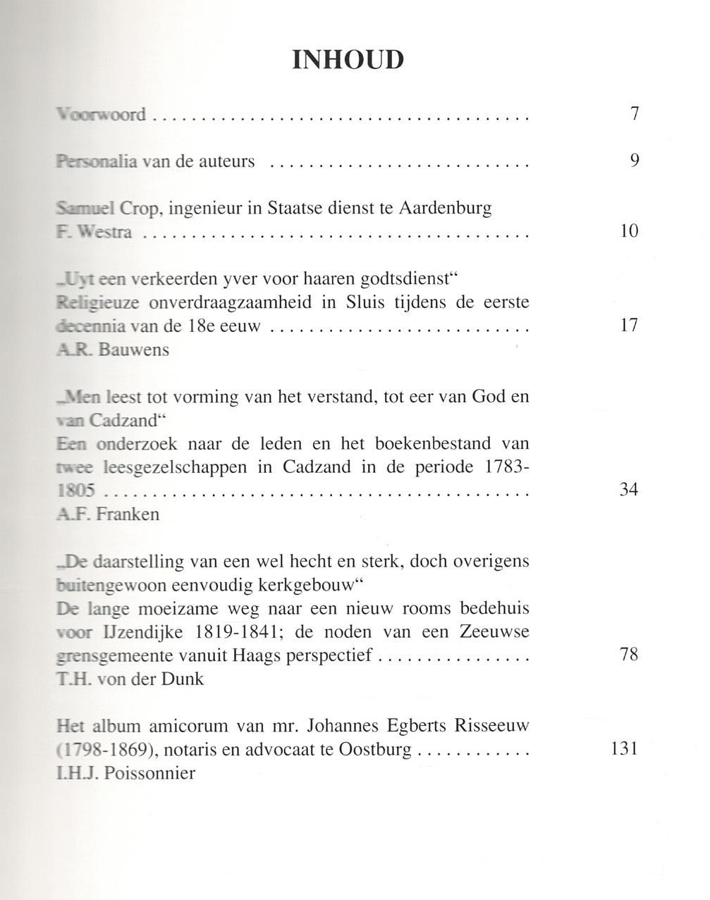 Sporen naar het verleden. West-Zeeuws-Vlaanderen