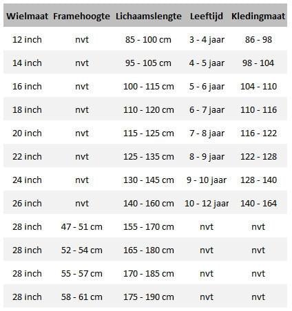Jongens Transportfiets 26 inch SPIRIT met voor-rek..!