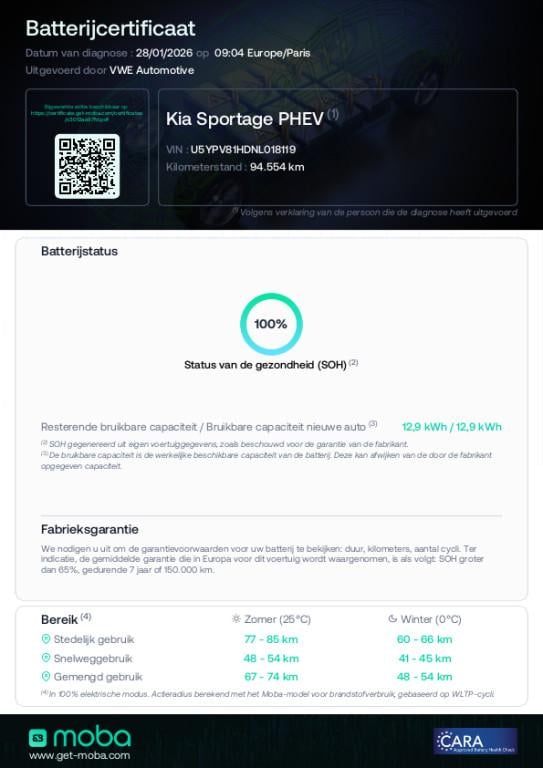 Kia Sportage 1.6 t-gdi plug-in awd dynamicline | soh 100% | trekhaak | appl