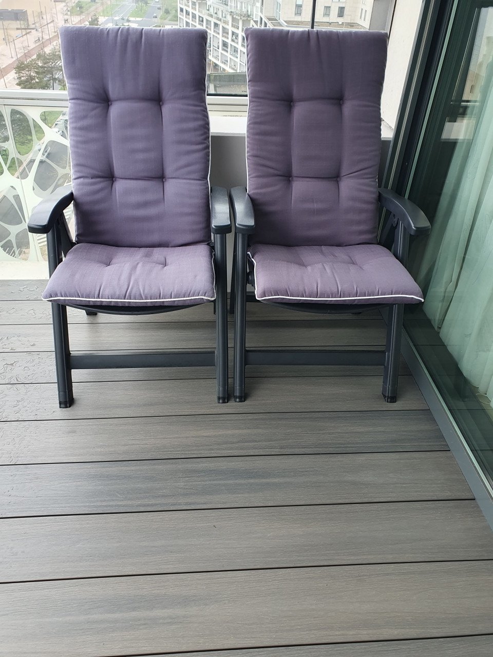4 HARTMAN VERSTELBARE TUINSTOELEN