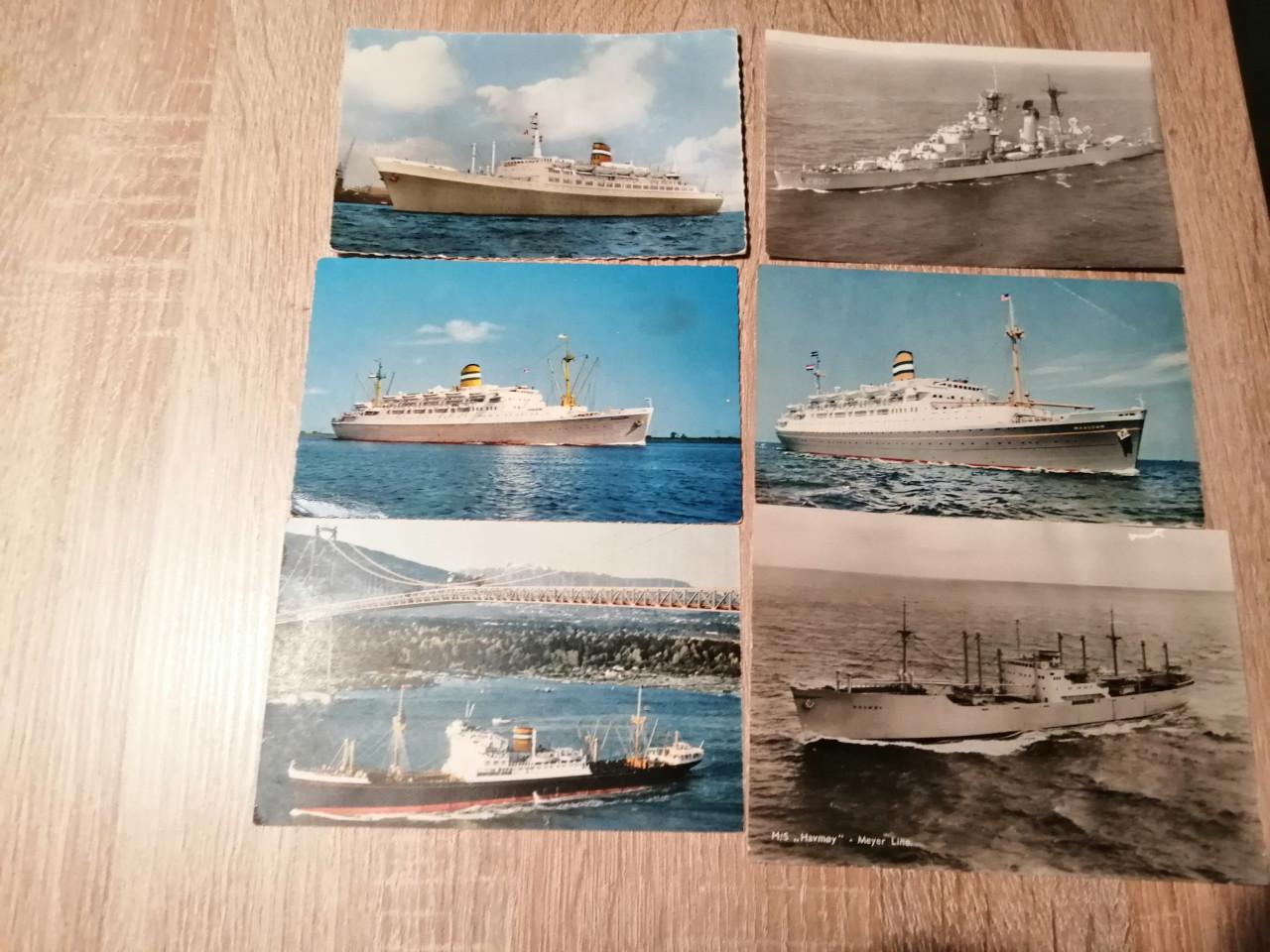 Ansichtkaarten schepen