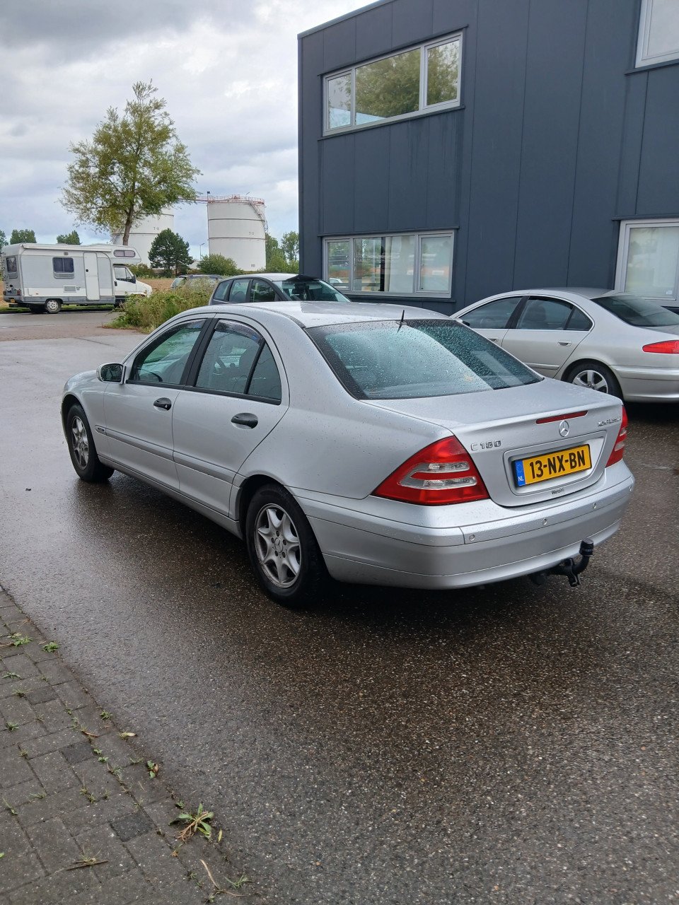 Mercedes C180 compressor-2004-km225345 NAP-Airco-6 bak-trekhk-lmvelg-3800,=