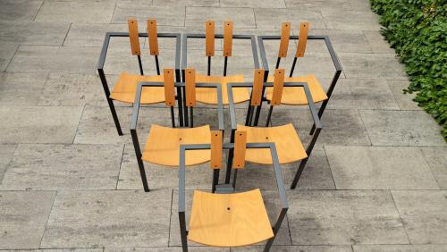 6 German KFF stoelen