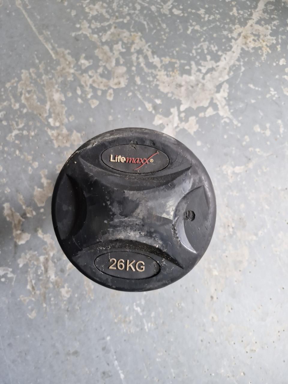 Lifemaxx dumbells 30kg, 26kg