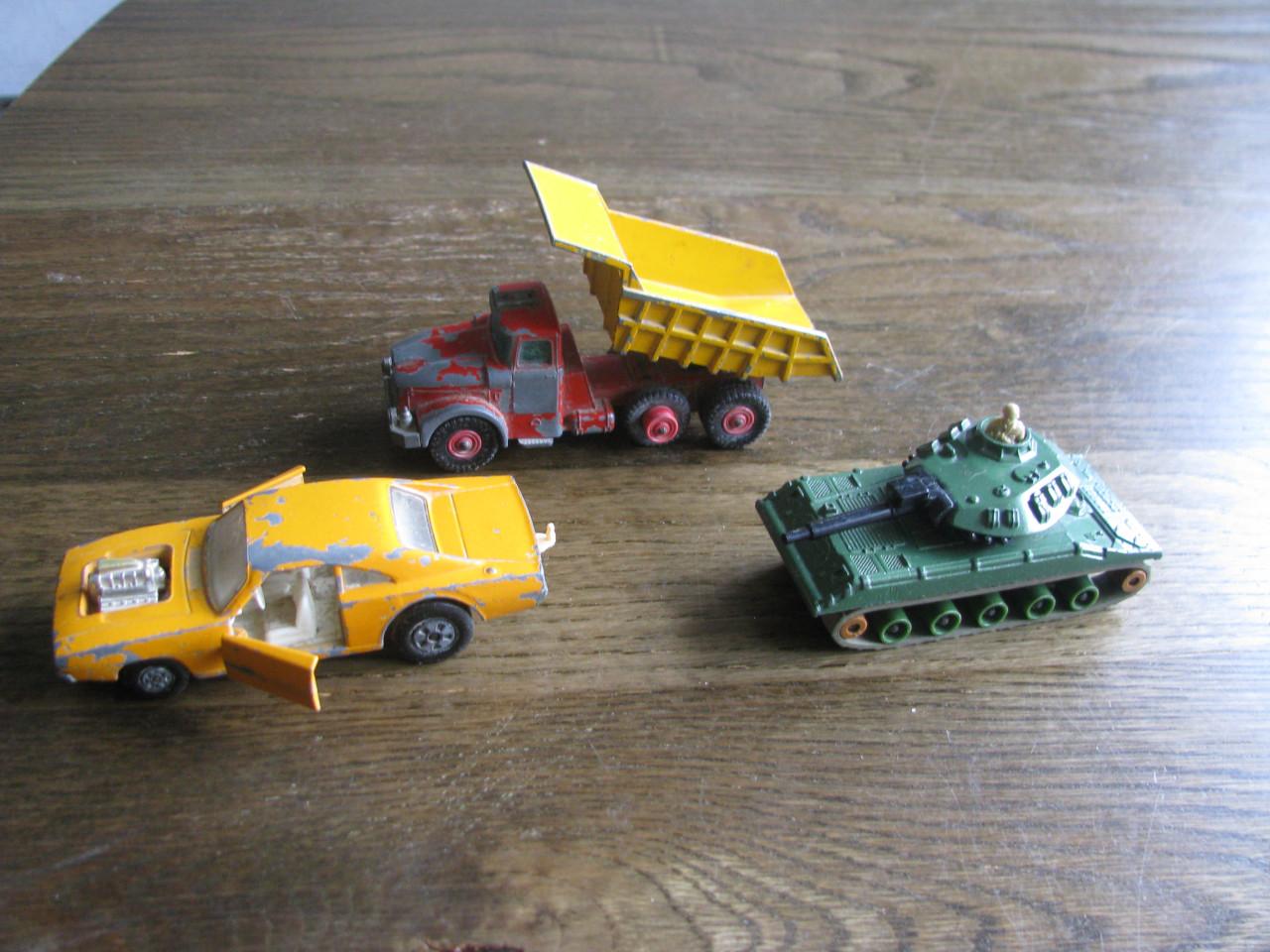 Autotjes van Matchbox.