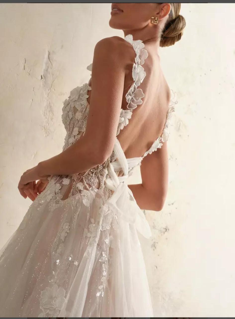 Nieuwe ongedragen bruidsjurk