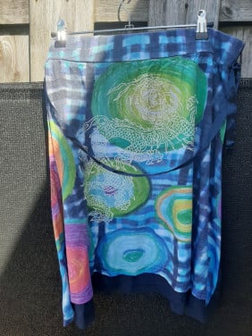 Desiqual rok  donker blauw L