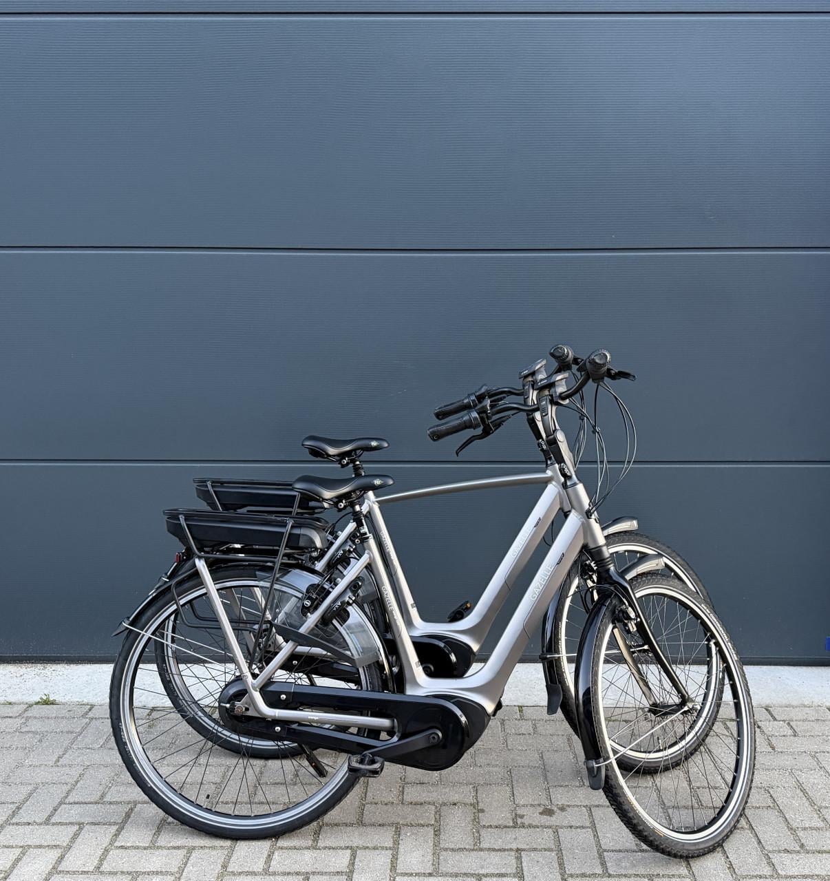 Set Gazelle orange C310 middenmotor elektrische fietsen 400WH