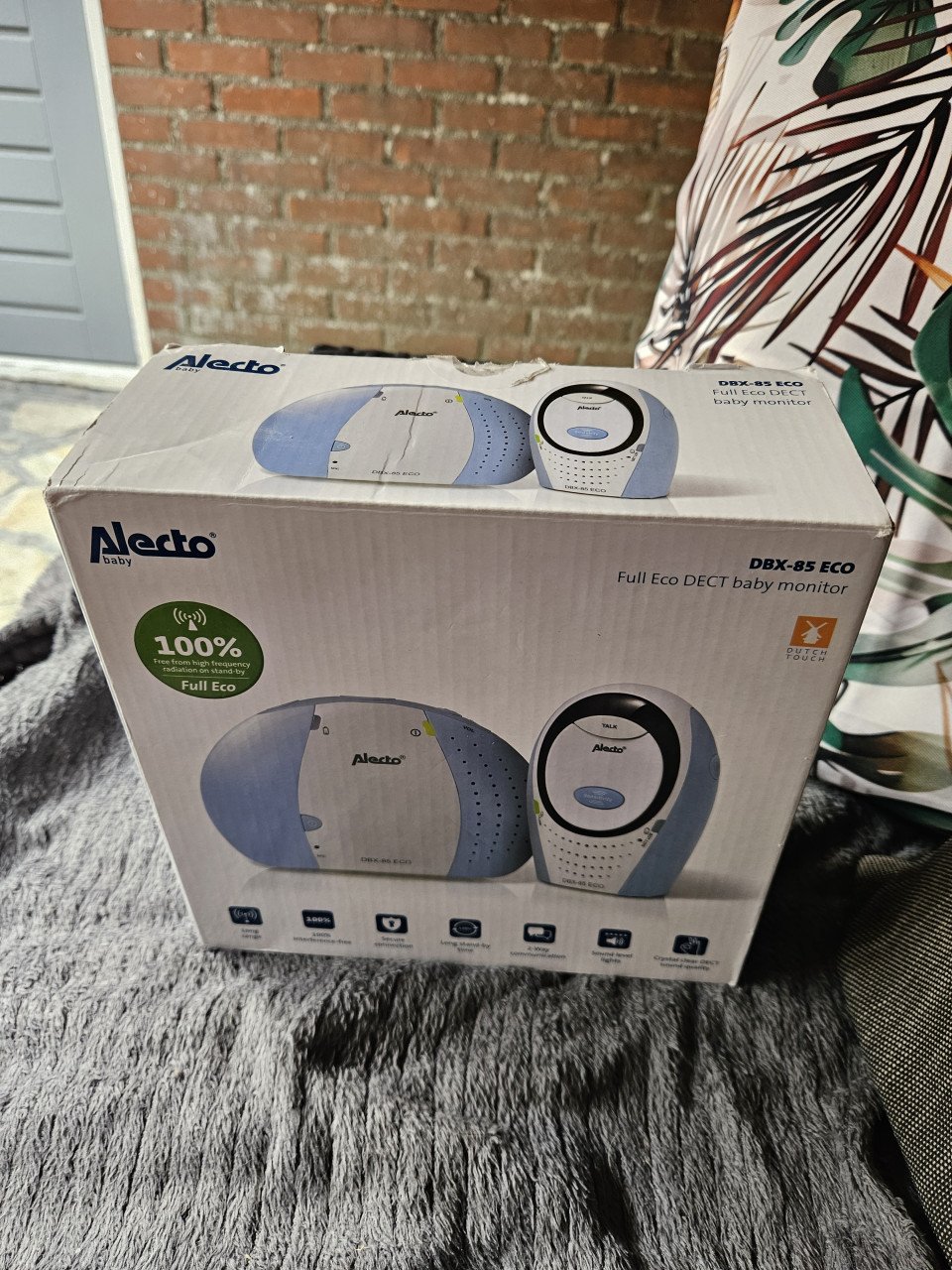 Zgan Alecto DBX-85 ECO - Full Eco DECT Babyfoon, nette staat