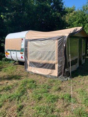 Retro caravan