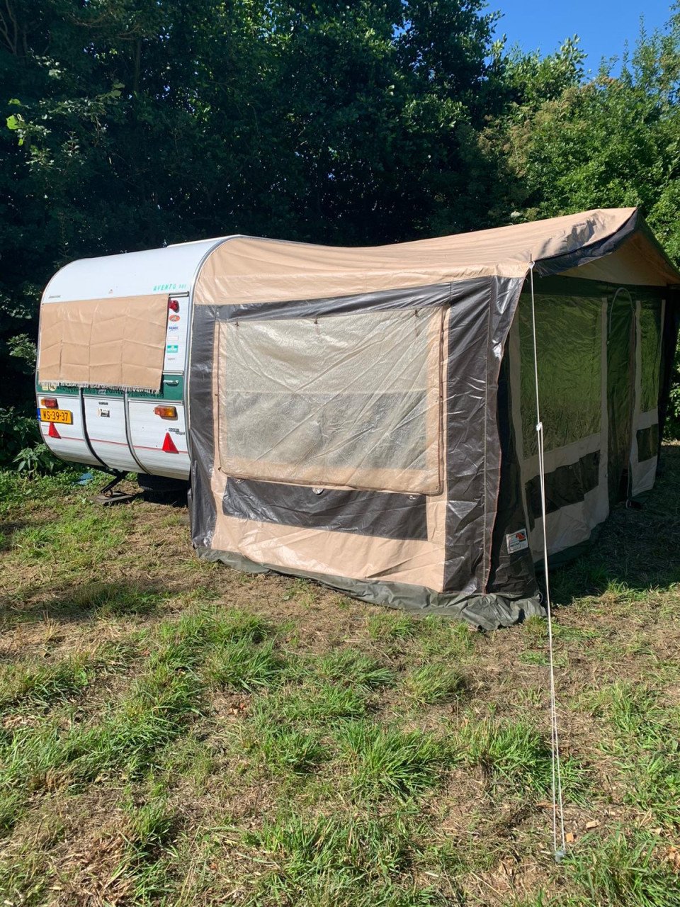 Retro caravan