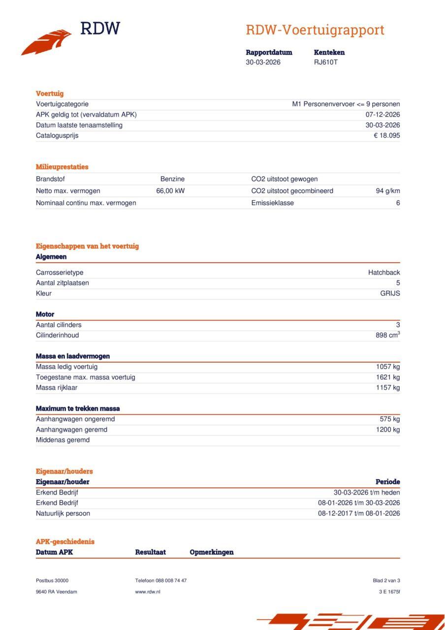 Renault Clio 0.9 tce limited / origineel nl / 1e eigenaar / dealeronderhoud