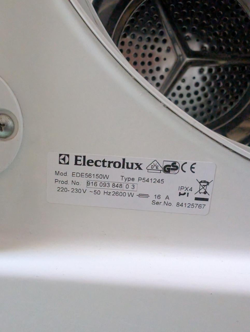 Wasdroger Elektrolux