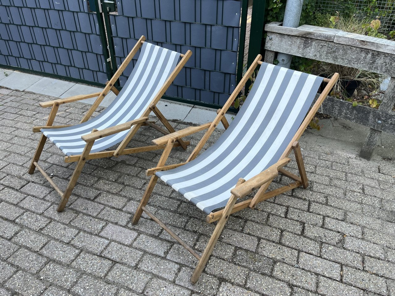 Strandstoel met armleuning