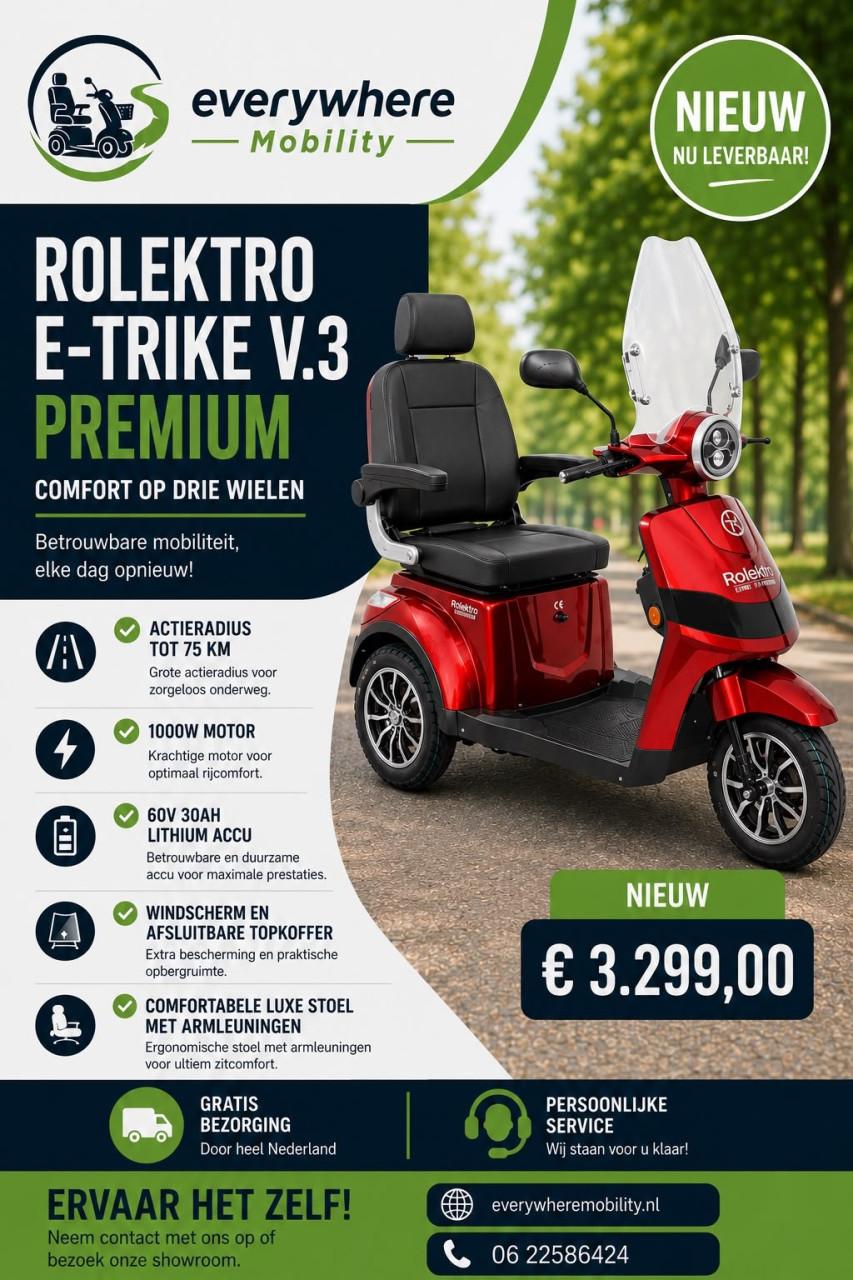 ROLEKTRO E‑TRIKE V.3 PREMIUM