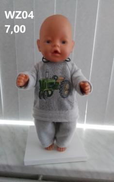 Poppenkleertjes baby born. Set tractor. Opbrengst KiKa.