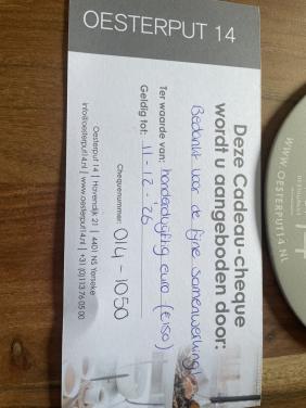 Cadeau cheque