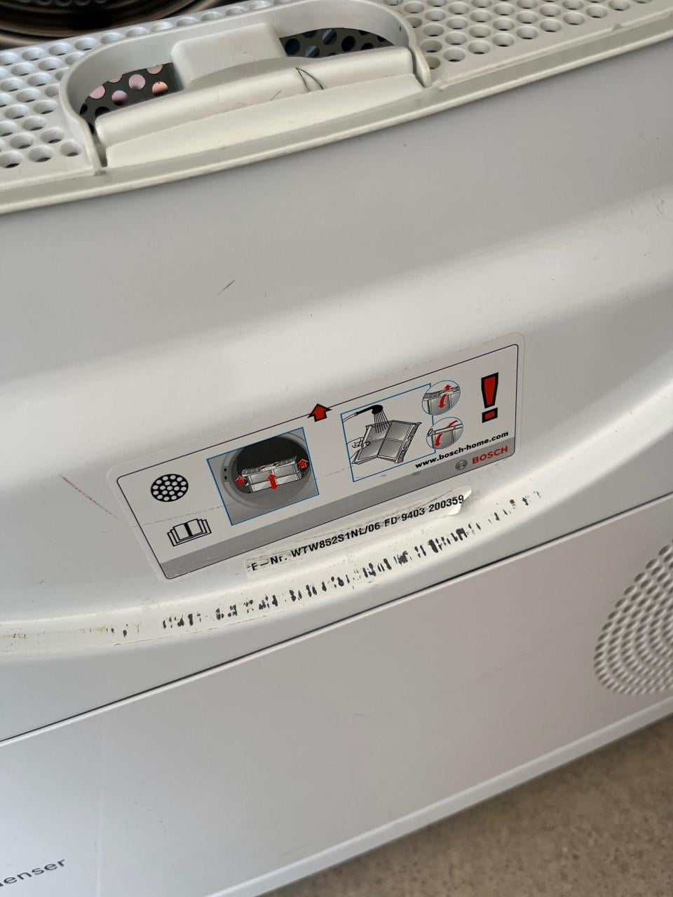 Gereserveerd: Bosch wasmachine & droger