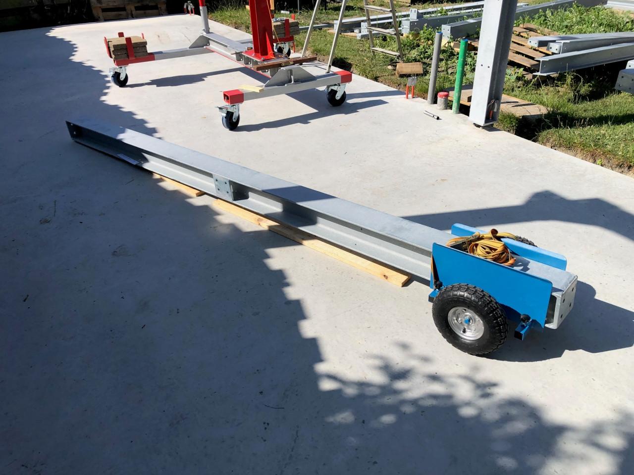 Mini (handmatige) bouwkraan