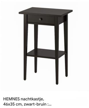 2 nachtkastjes Hemnes