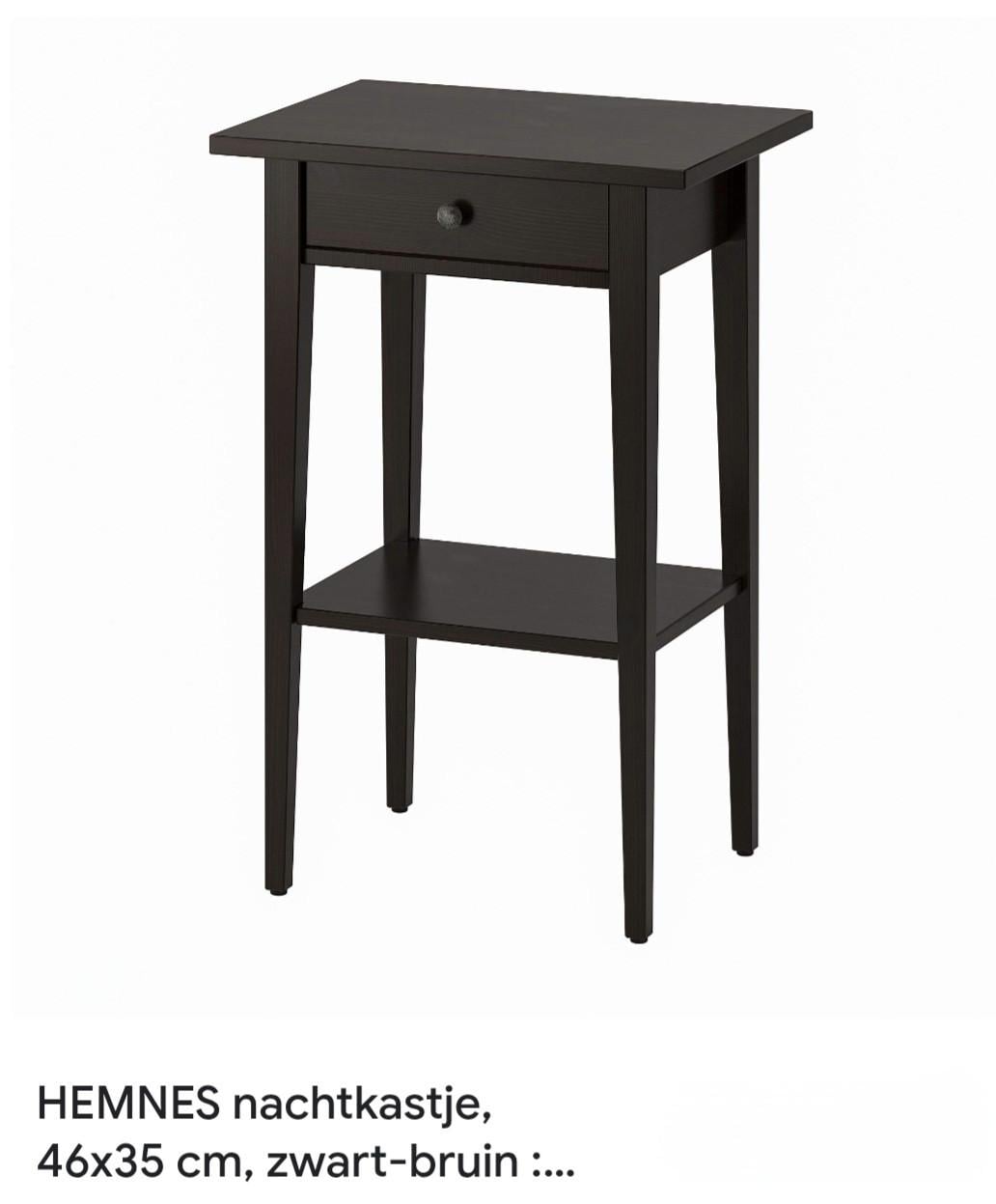 2 nachtkastjes Hemnes