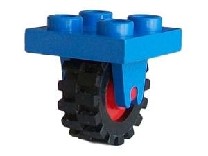 Lego: verschillende soorten wielen  en ophangstenen voor wielen