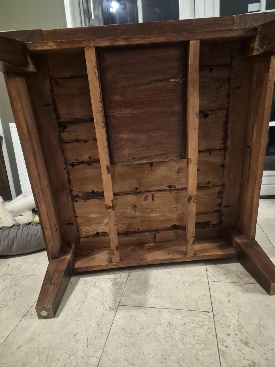 Salontafel eiken massief Uniek!