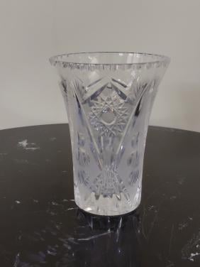 Vintage Bohemen Loodkristal Vaas