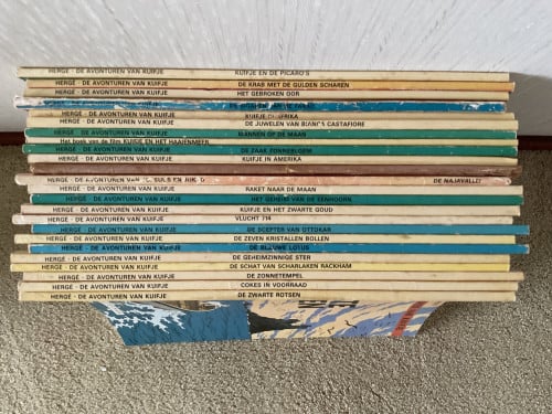 Kuifje stripboeken 24 stuks