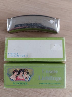 Hohner Unsere Lieblinge 24 C mondharmonica