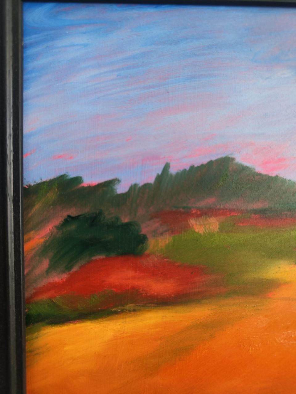 Schilderij Franse school (XX) - Calidez en el Campo