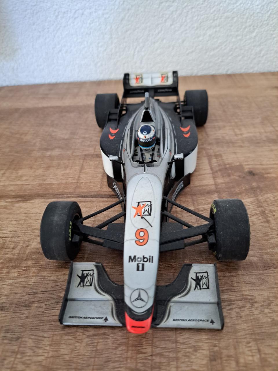 McLaren MP4/12 van coureur Mika Häkkinen uit het seizoen 1997