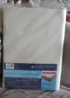 Nieuw in verpakking molton matras beschermer