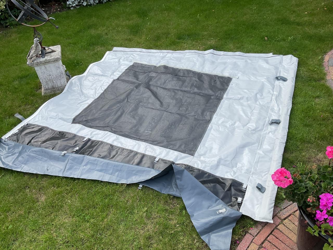 Caravan voortent aanbouw zeilen