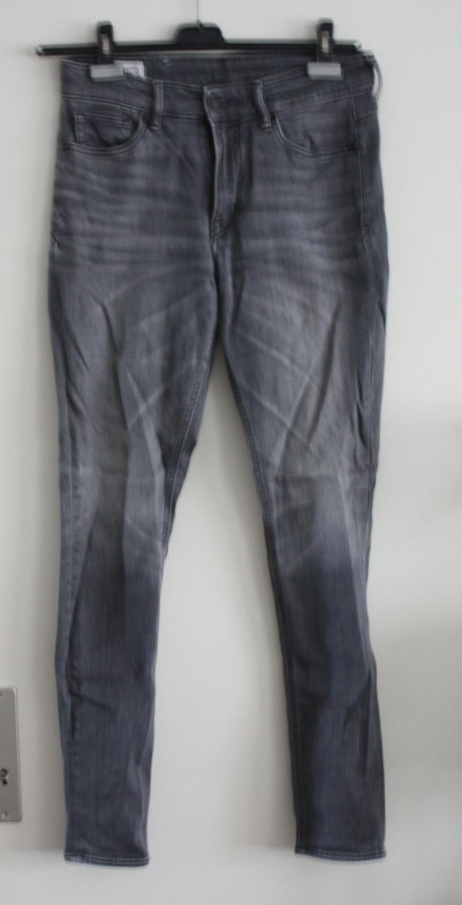 Grijze broek met smalle pijpen maat 29-32