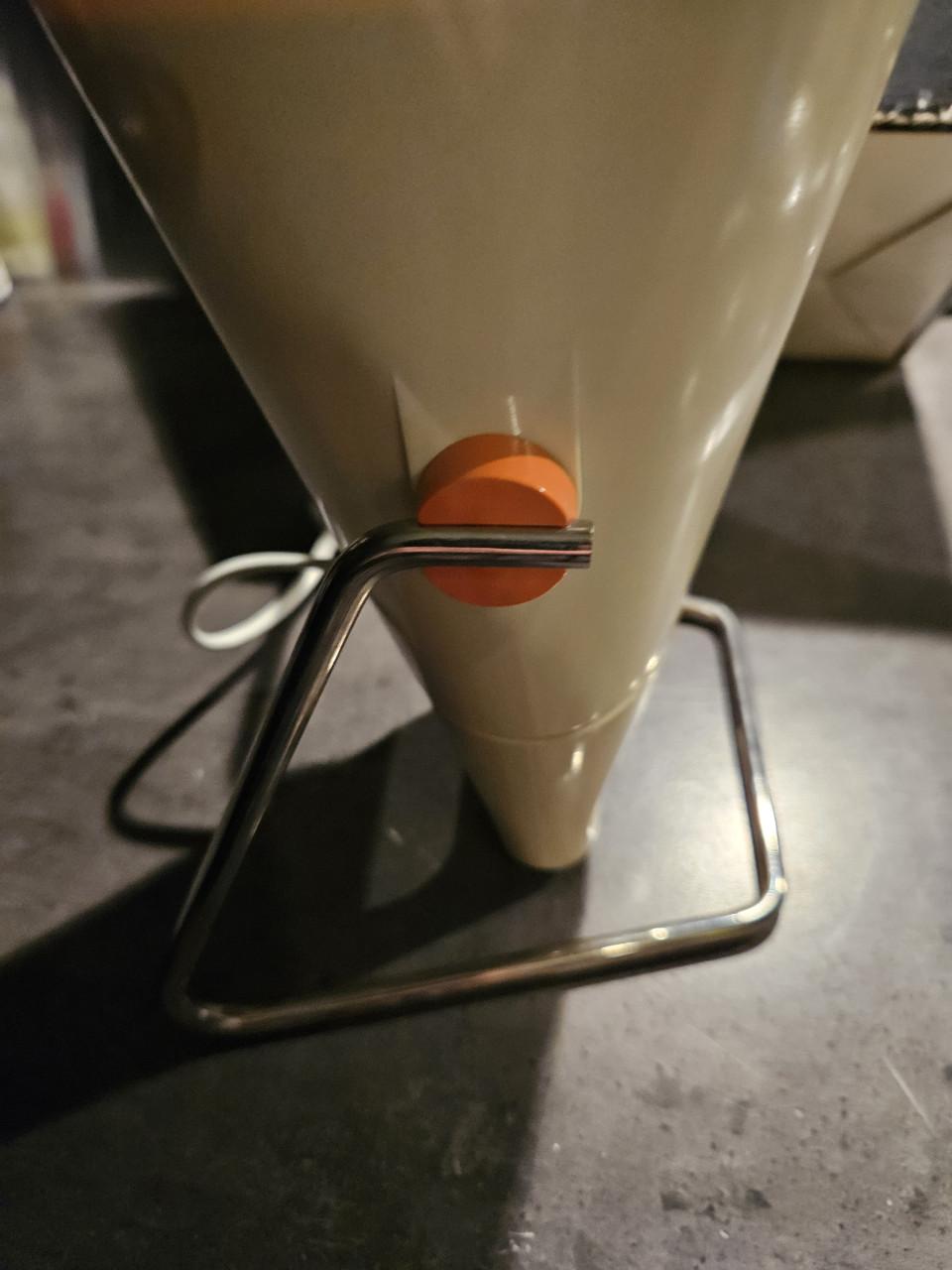 Werkende vintage philips infraphil infrarood warmte lamp..