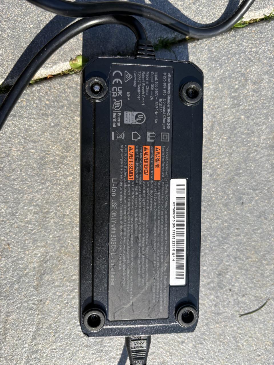 Bosch E-bike oplader