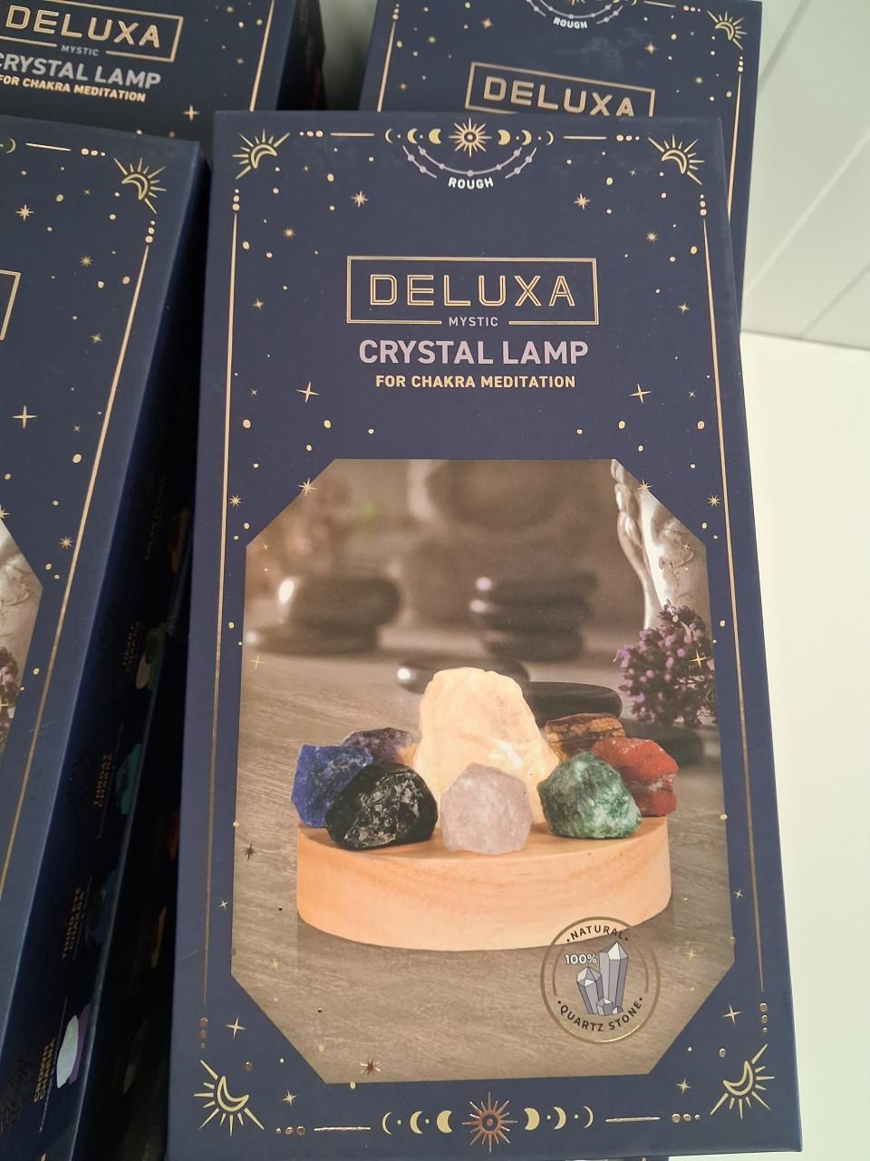 Deluxa kristallampen, zoutlampen en lichtslingers nieuw partij